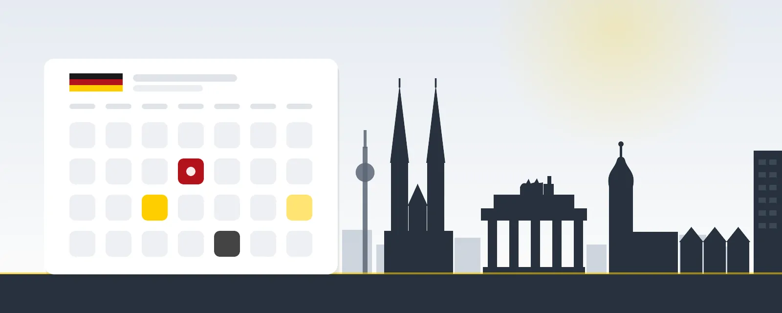 Feestdagen in Duitsland plannen met kalender en Duitse herkenningspunten